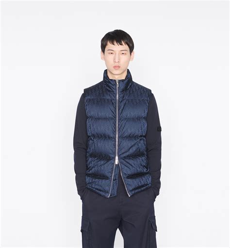 light blue dior jacket|Dior sleeveless down jacket.